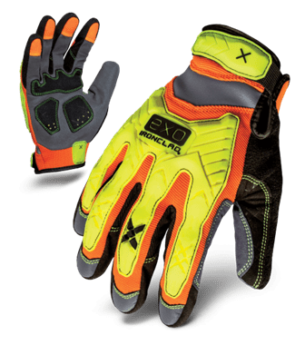 IRONCLAD GLOVE EXO HI-VIZ IMPACT L 